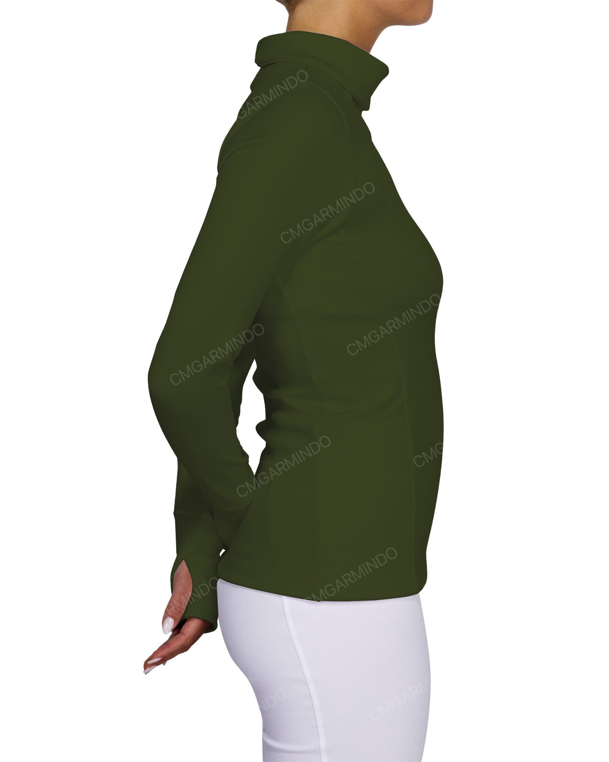 High Neck Long Sleeve Top