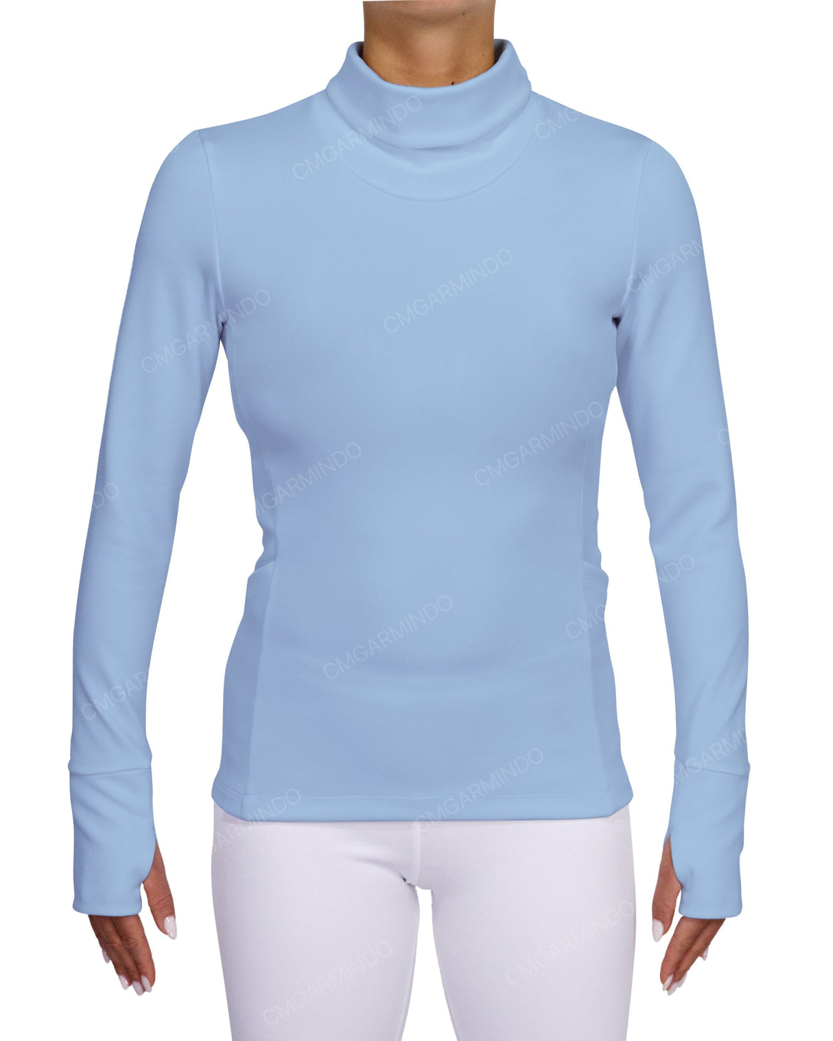 High Neck Long Sleeve Top