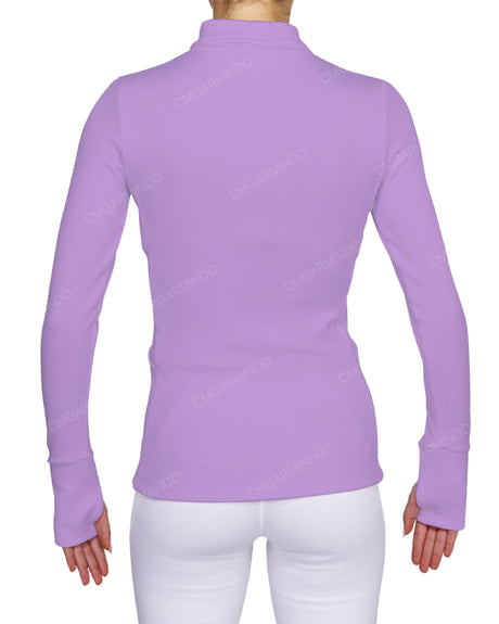 High Neck Long Sleeve Top
