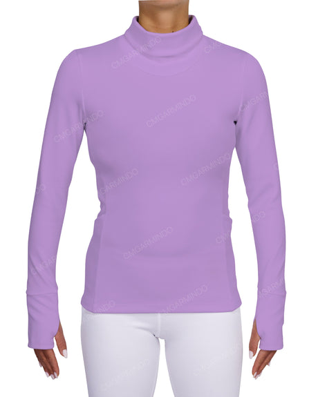 High Neck Long Sleeve Top