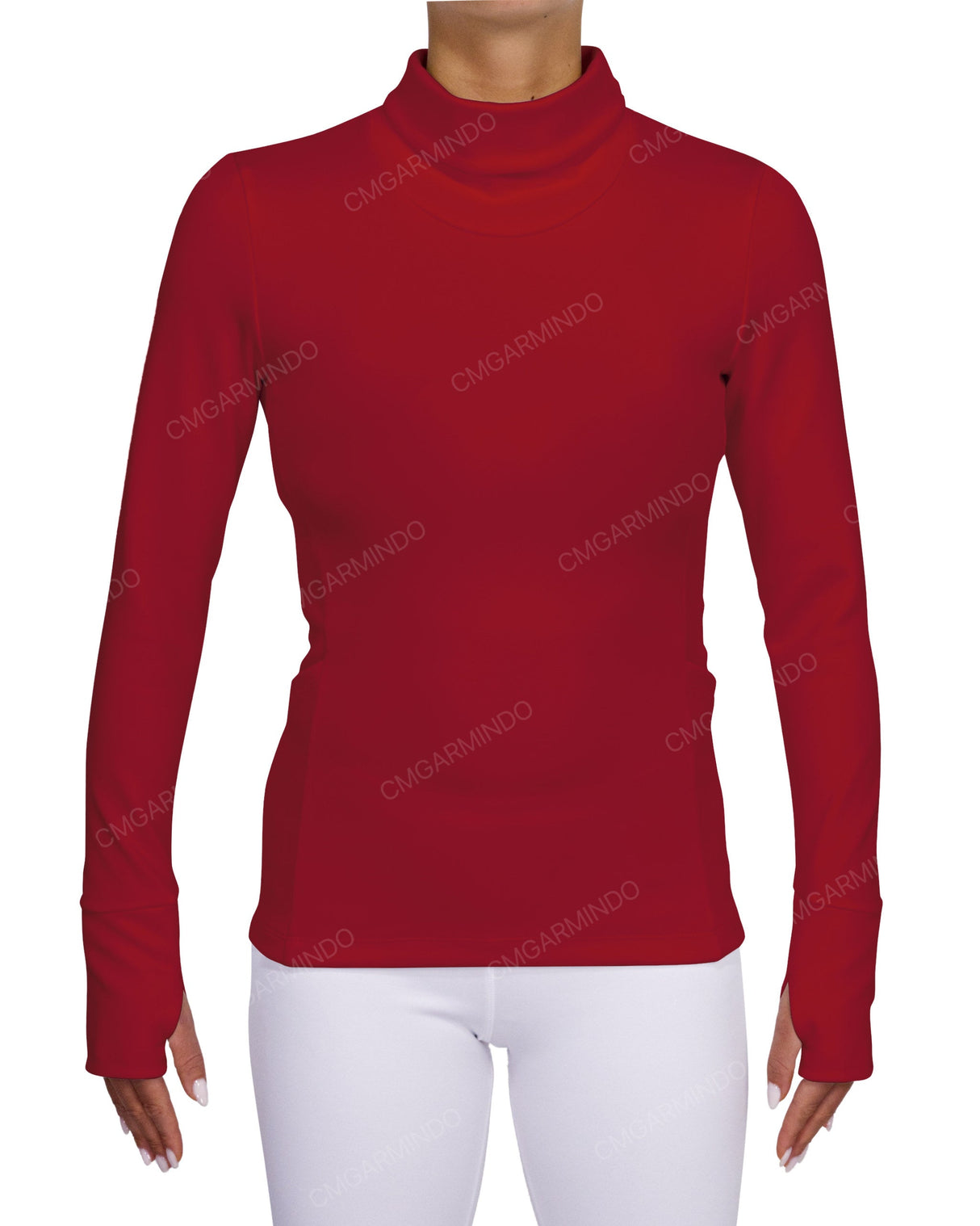 High Neck Long Sleeve Top