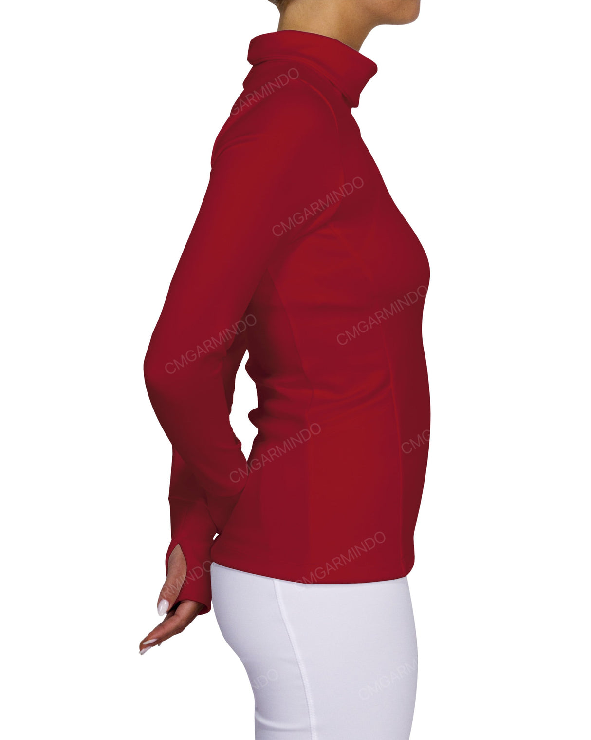 High Neck Long Sleeve Top