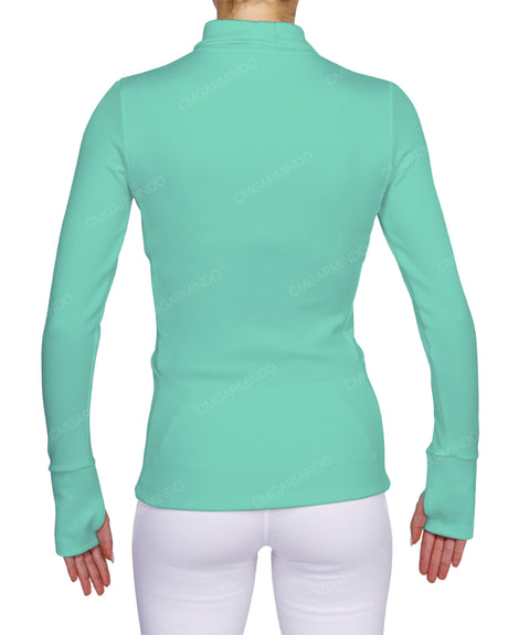 High Neck Long Sleeve Top