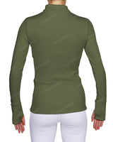 High Neck Long Sleeve Top