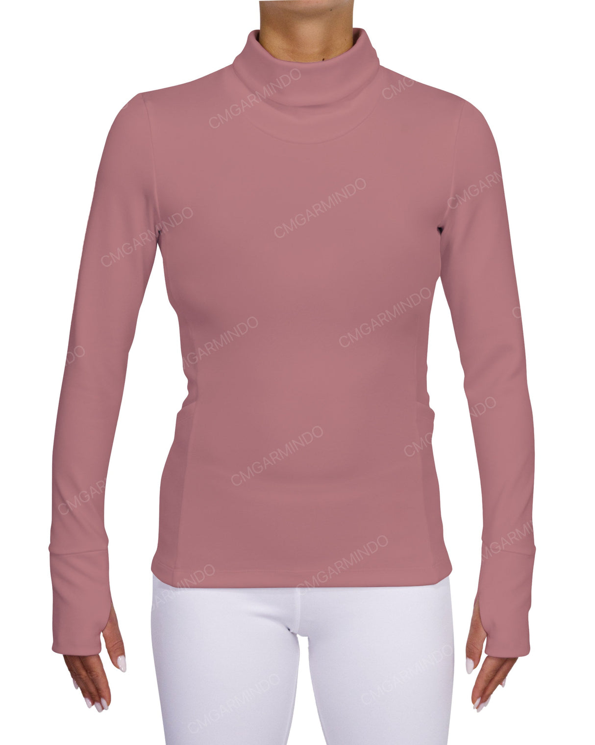 High Neck Long Sleeve Top