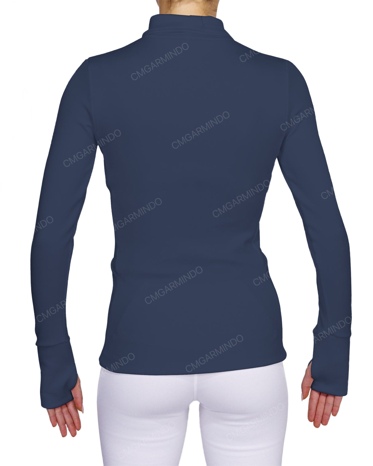 High Neck Long Sleeve Top