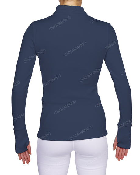 High Neck Long Sleeve Top
