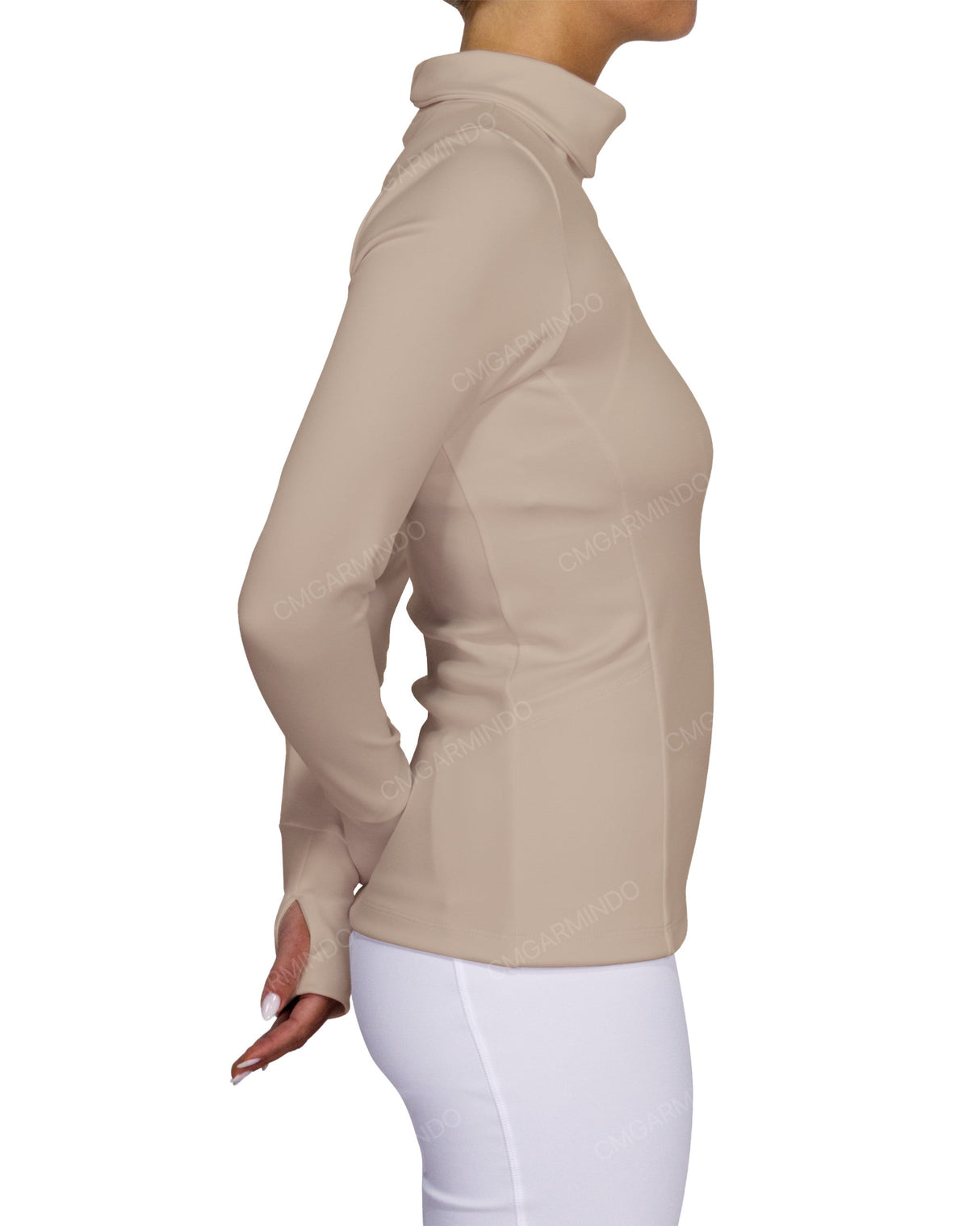 High Neck Long Sleeve Top