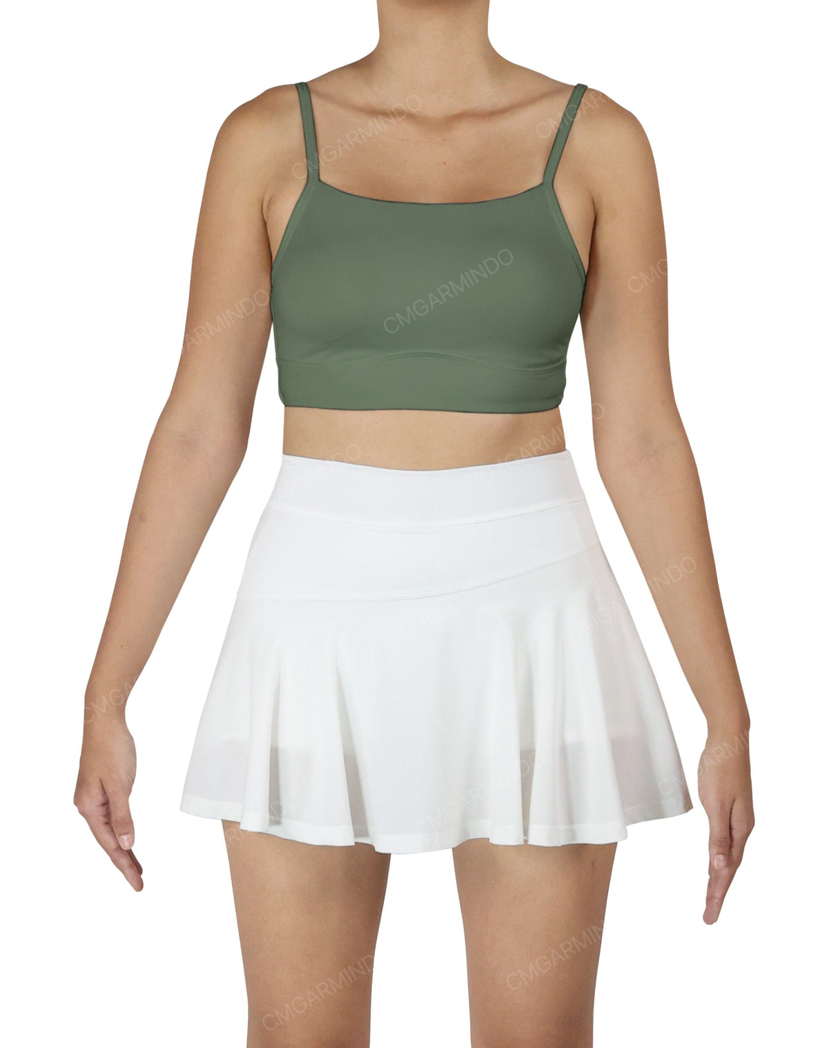 Front Panel Crop Top