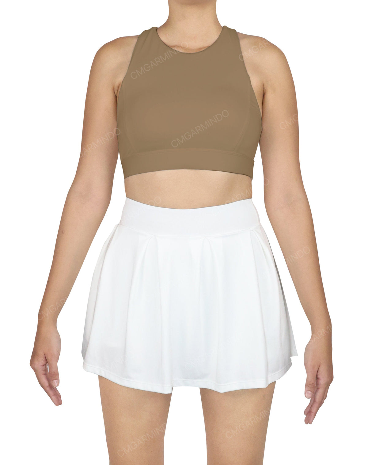 Crew Neck Crop Top