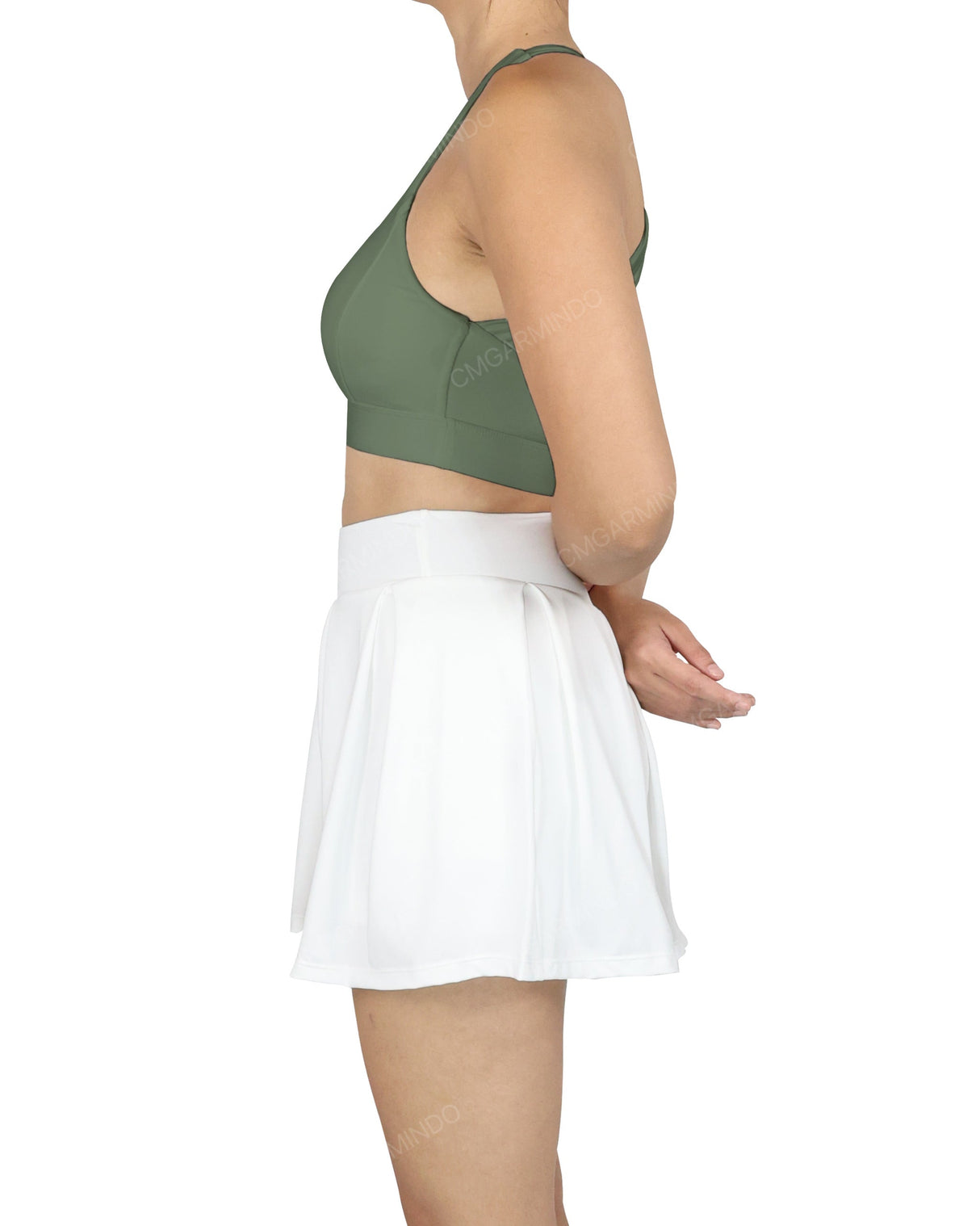 Crew Neck Crop Top