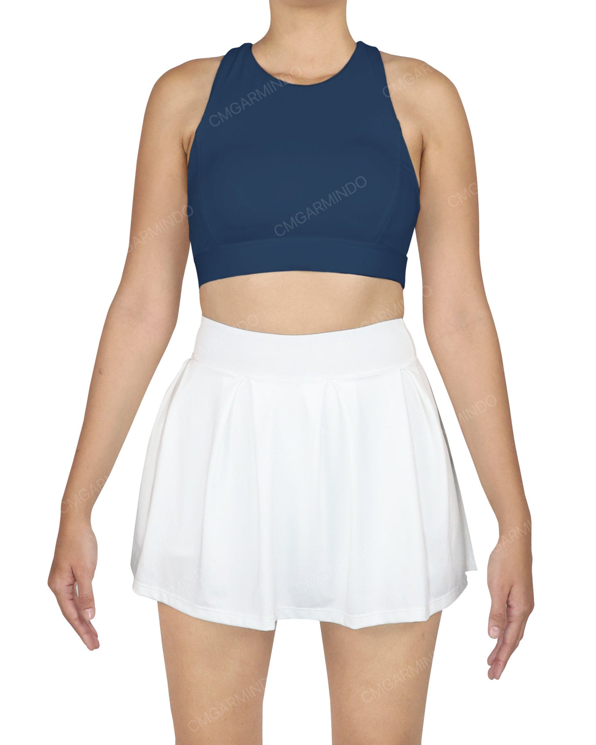 Crew Neck Crop Top