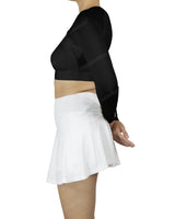 Crew Neck Long Sleeve Crop Top