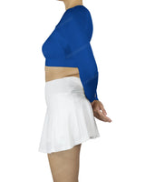 Crew Neck Long Sleeve Crop Top
