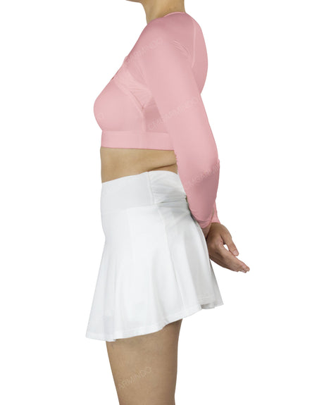Crew Neck Long Sleeve Crop Top