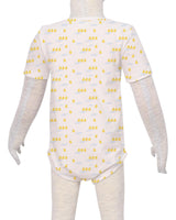 Short Sleeve Envelope Neck Onesie