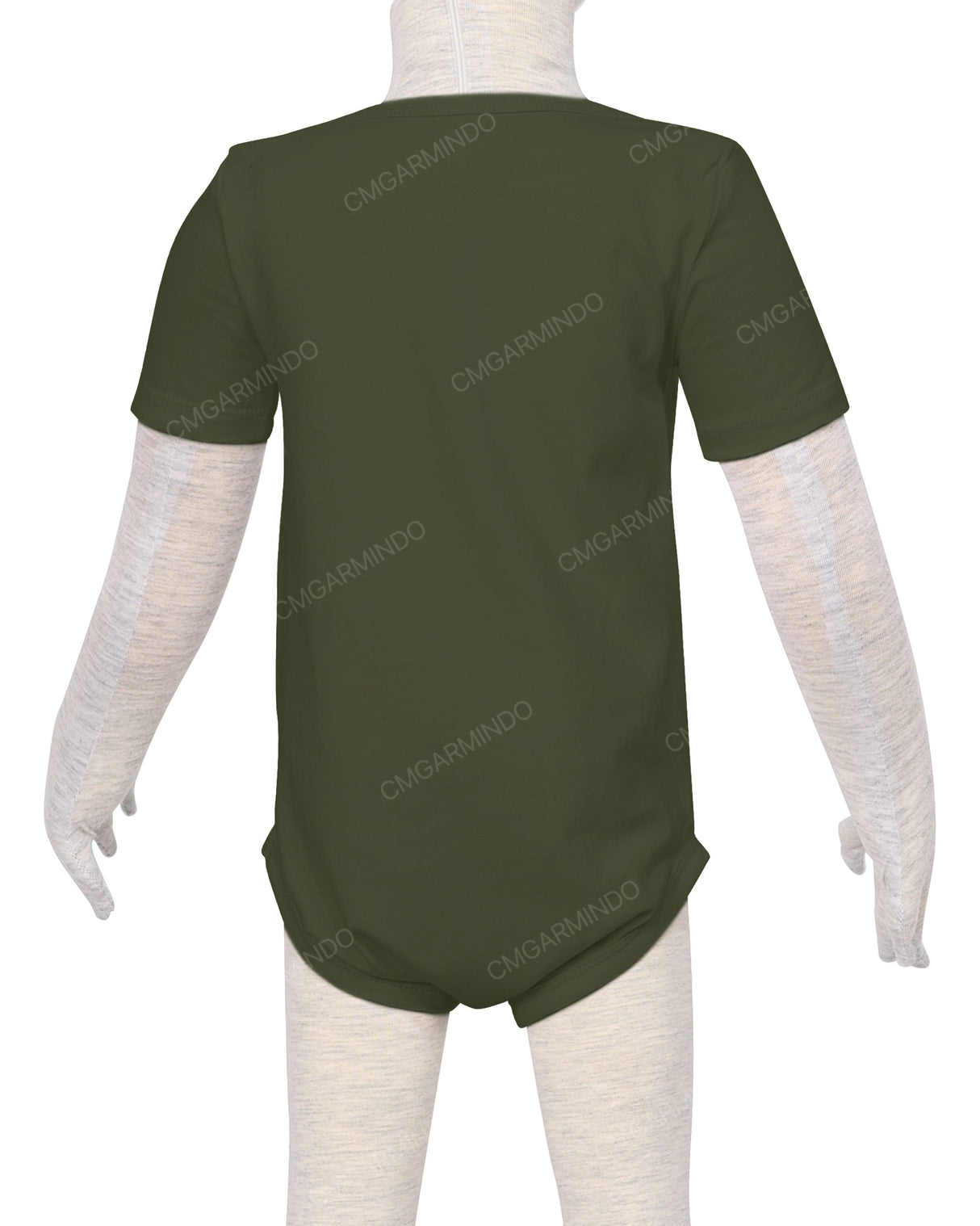 Short Sleeve Envelope Neck Onesie