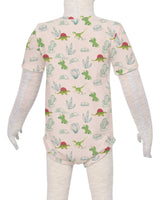 Short Sleeve Envelope Neck Onesie