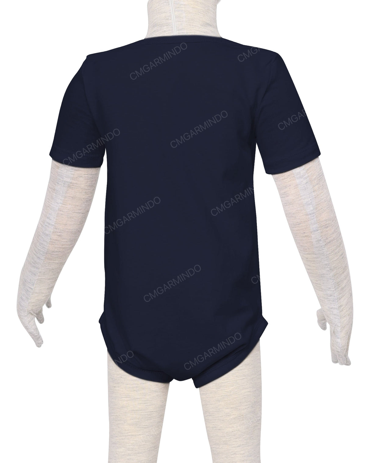 Short Sleeve Envelope Neck Onesie