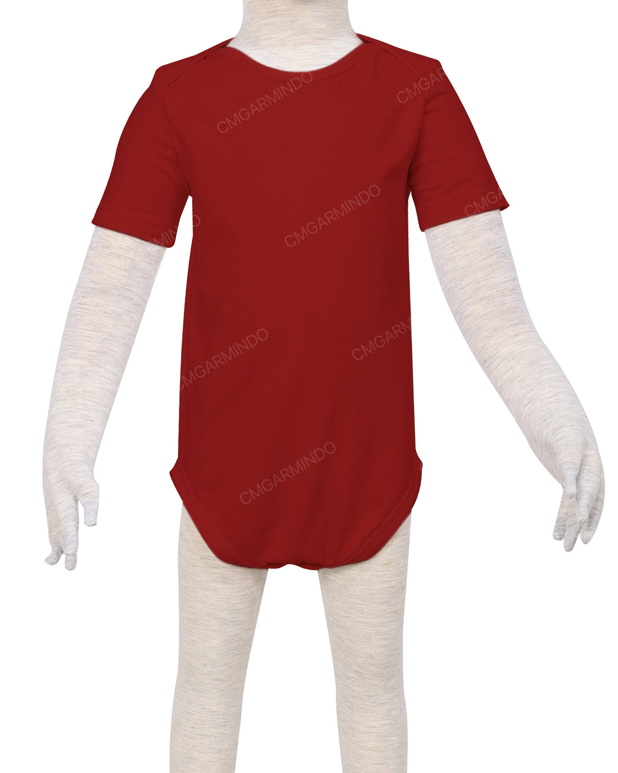 Short Sleeve Envelope Neck Onesie
