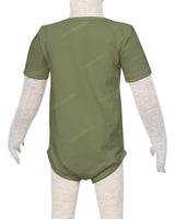 Short Sleeve Envelope Neck Onesie