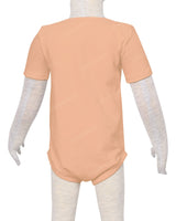 Short Sleeve Envelope Neck Onesie