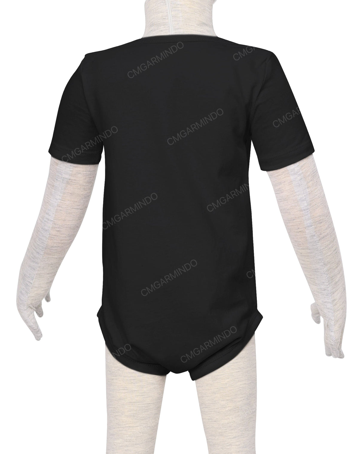 Short Sleeve Envelope Neck Onesie