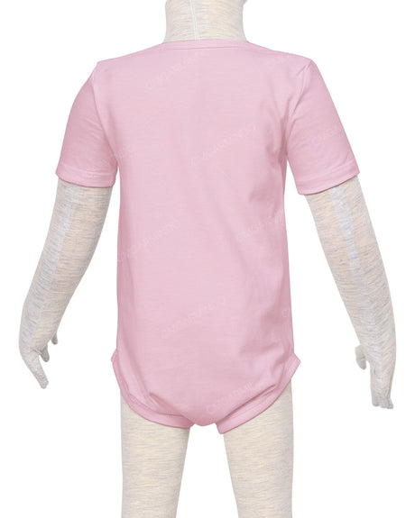 Short Sleeve Envelope Neck Onesie