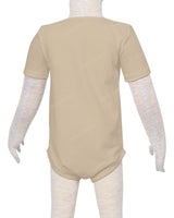 Short Sleeve Envelope Neck Onesie