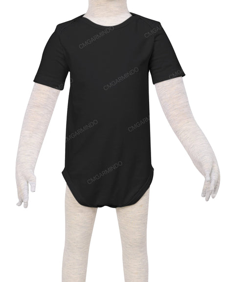 Short Sleeve Envelope Neck Onesie