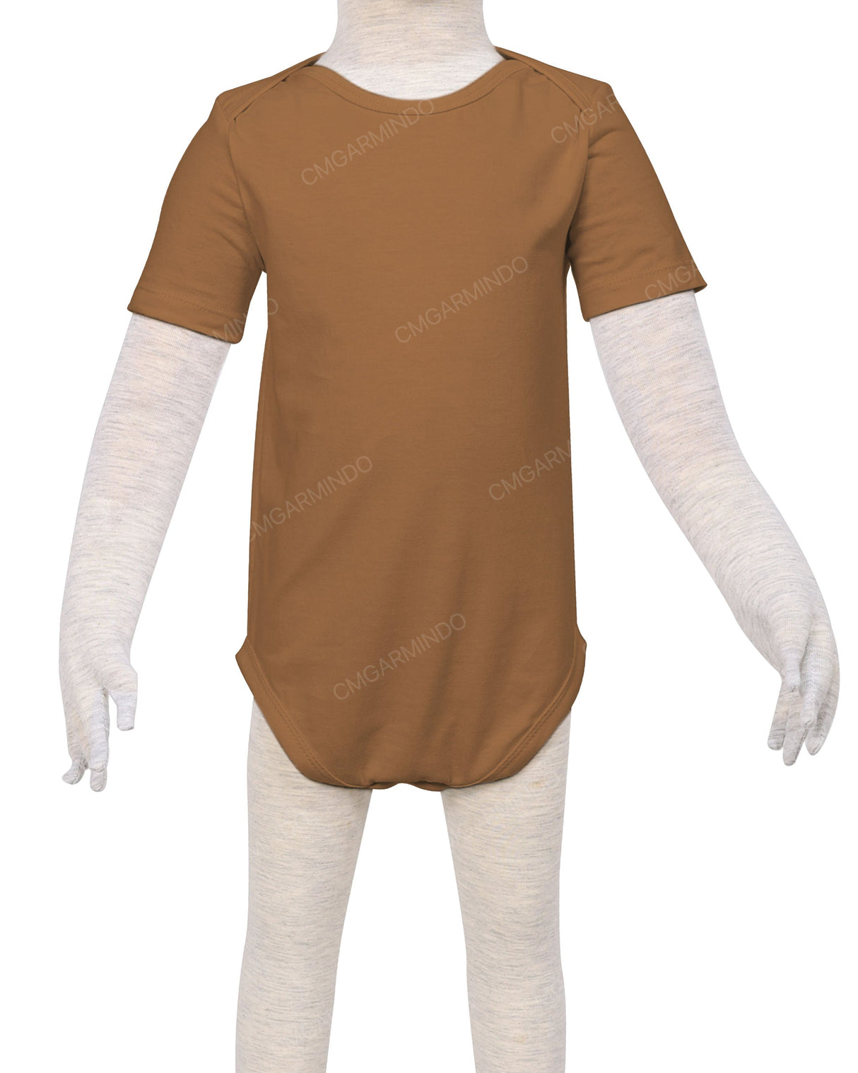 Short Sleeve Envelope Neck Onesie