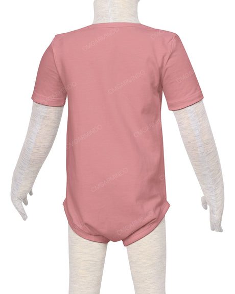 Short Sleeve Envelope Neck Onesie