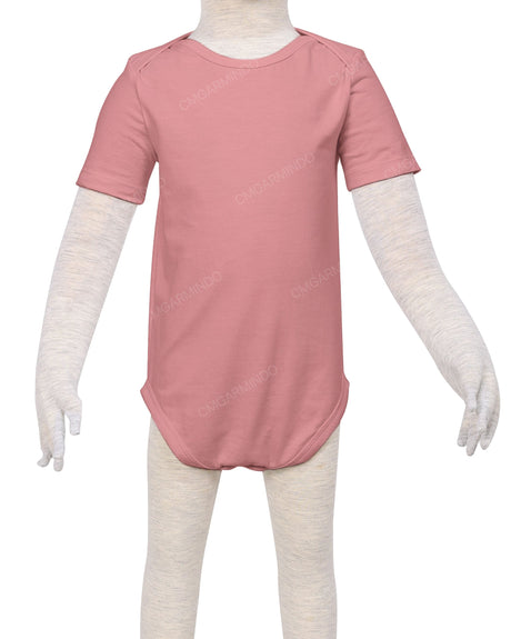 Short Sleeve Envelope Neck Onesie
