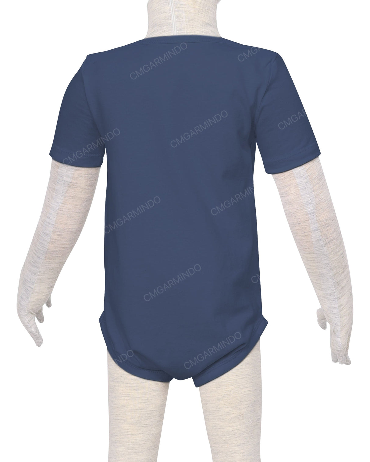Short Sleeve Envelope Neck Onesie