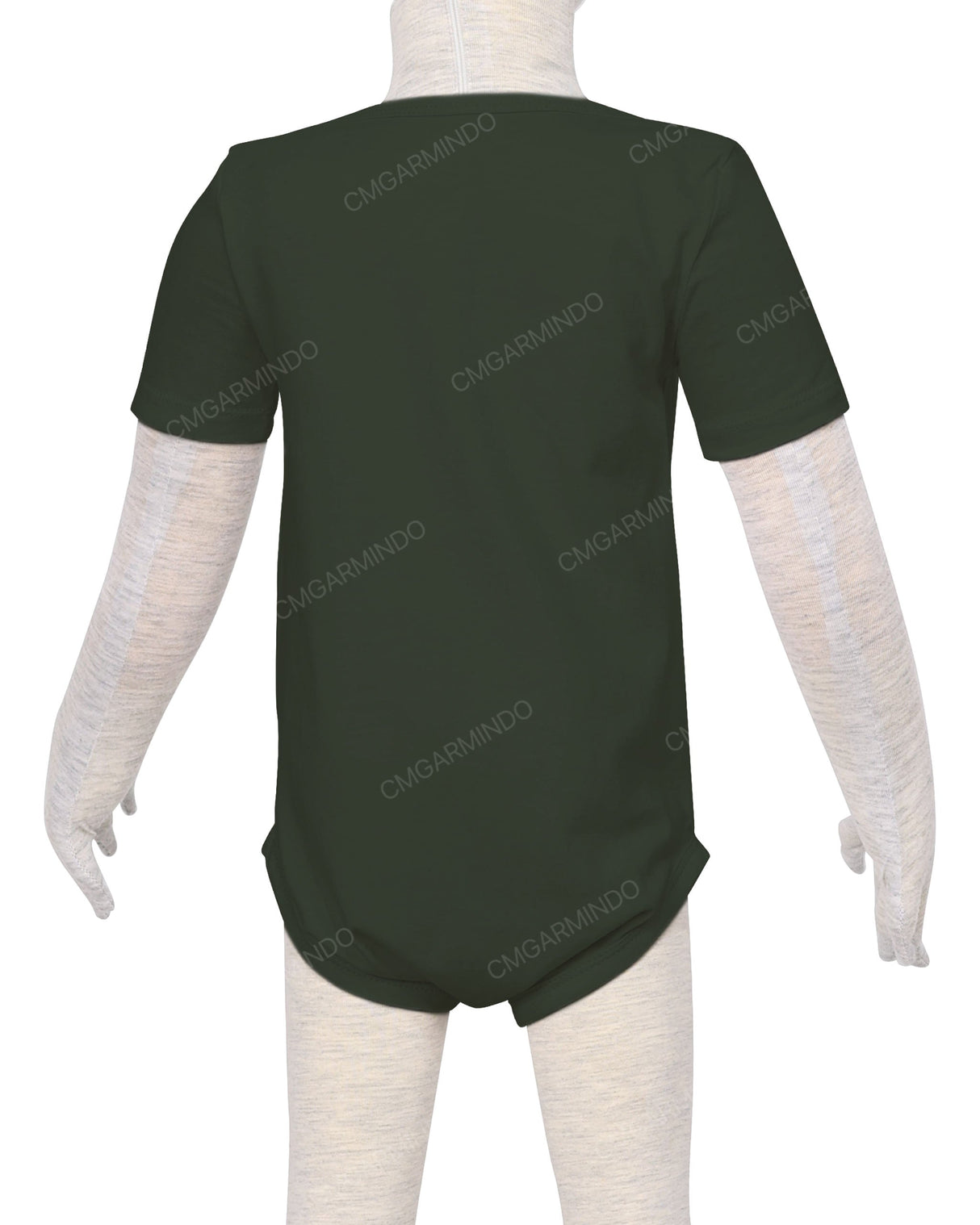 Short Sleeve Envelope Neck Onesie