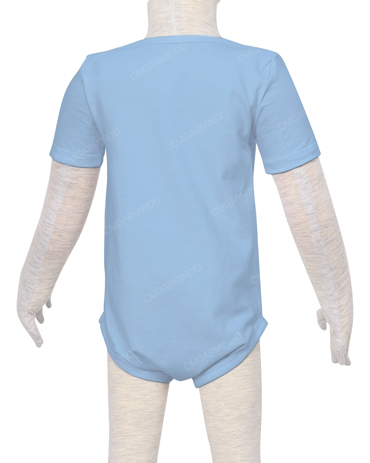 Short Sleeve Envelope Neck Onesie