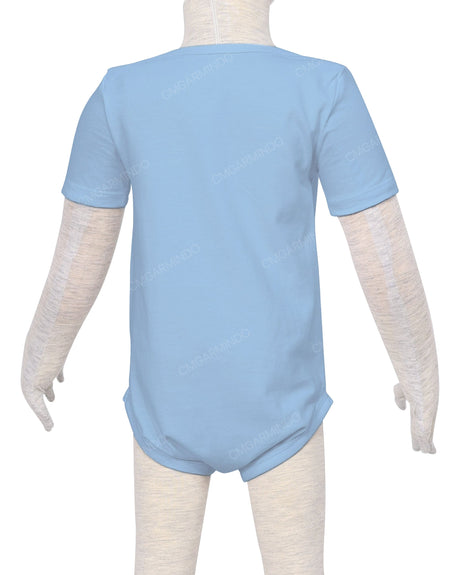 Short Sleeve Envelope Neck Onesie