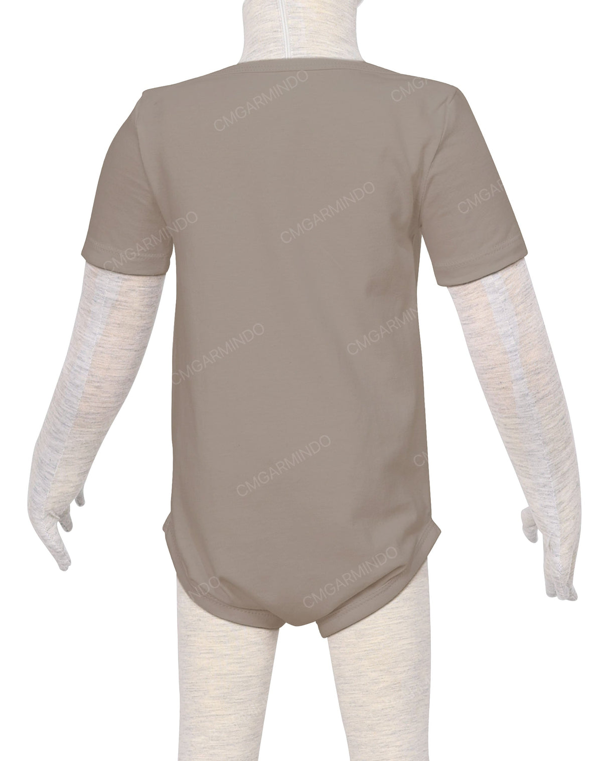 Short Sleeve Envelope Neck Onesie