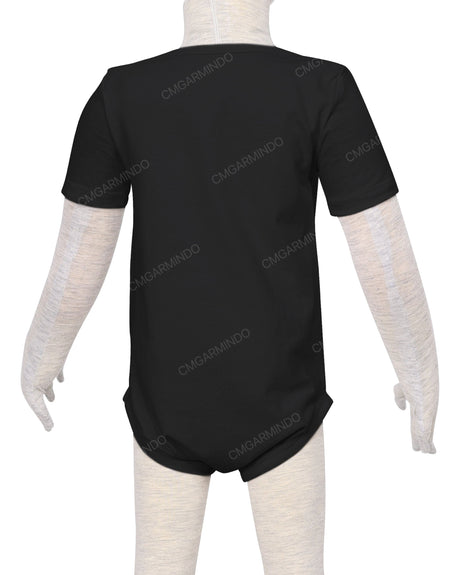 Short Sleeve Envelope Neck Onesie