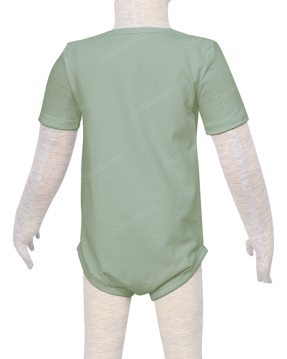 Short Sleeve Envelope Neck Onesie