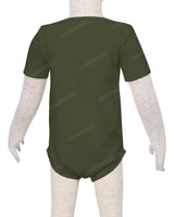 Short Sleeve Envelope Neck Onesie