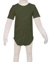 Short Sleeve Envelope Neck Onesie