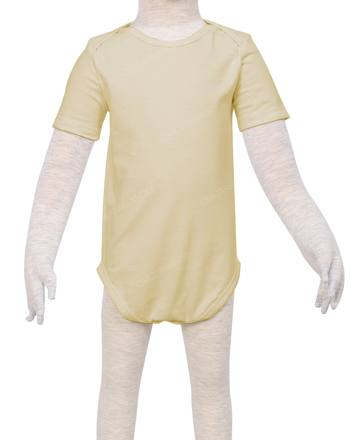 Short Sleeve Envelope Neck Onesie