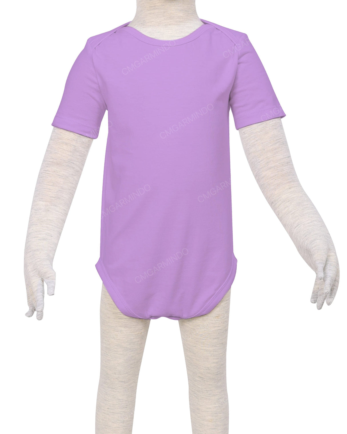 Short Sleeve Envelope Neck Onesie
