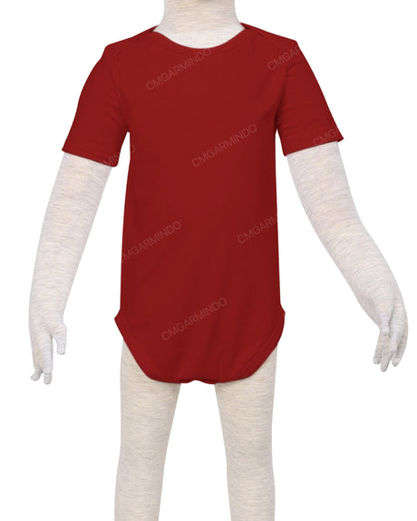 Short Sleeve Envelope Neck Onesie