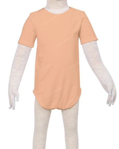 Short Sleeve Envelope Neck Onesie
