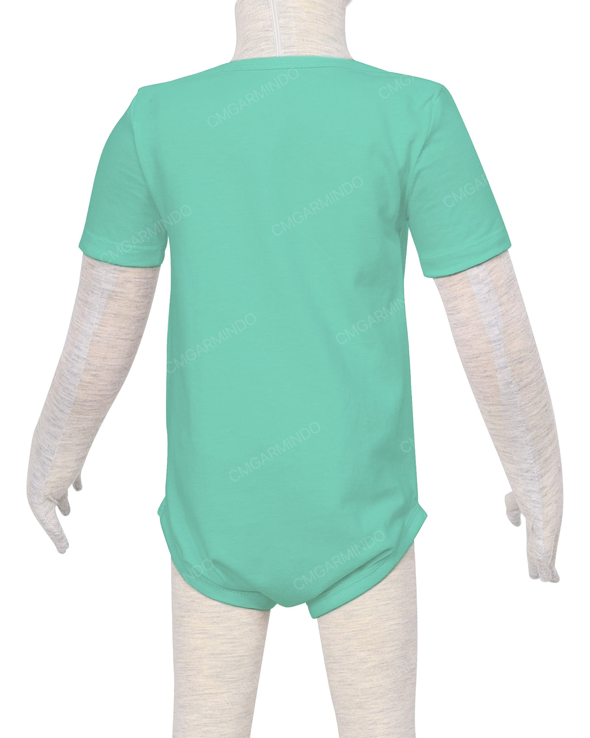 Short Sleeve Envelope Neck Onesie