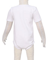 Short Sleeve Envelope Neck Onesie