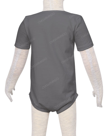 Short Sleeve Envelope Neck Onesie