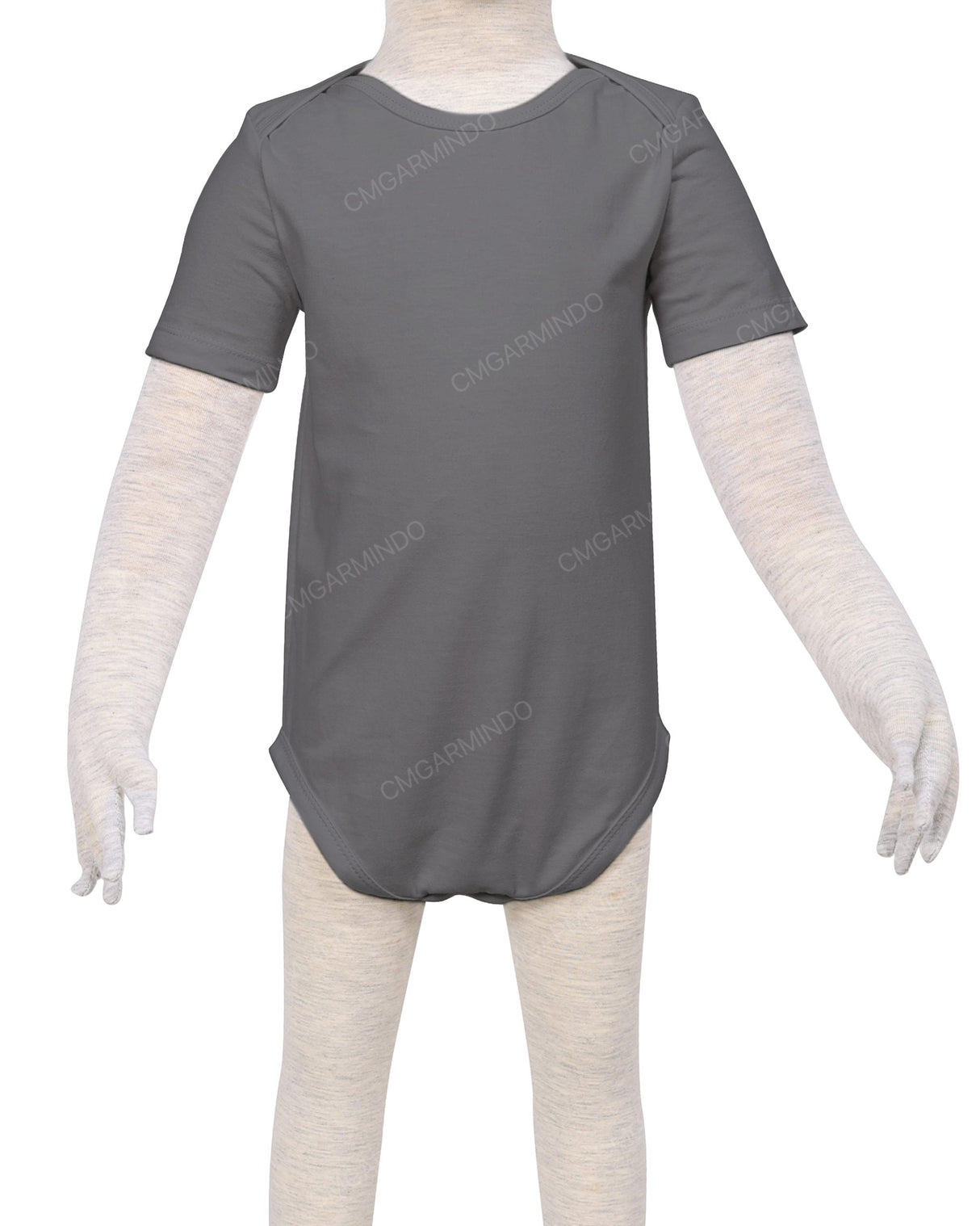 Short Sleeve Envelope Neck Onesie